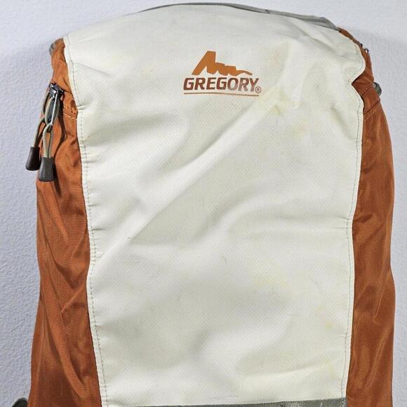 Gregory Orange And Cream Backpack Hiking Trekking Climbing Gear Bag - Picture 3 of 15